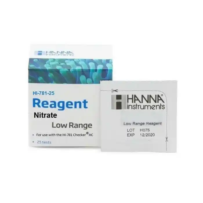 Marine Nitrate High Range Checker® Reagents (25 Tests) - Hanna Instruments
