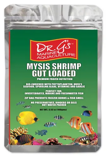 Mysis Shrimp Gut Loaded Frozen - Dr. G's