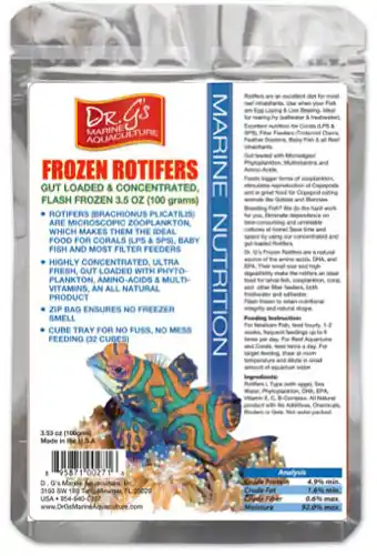 Frozen Rotifers - Dr. G's