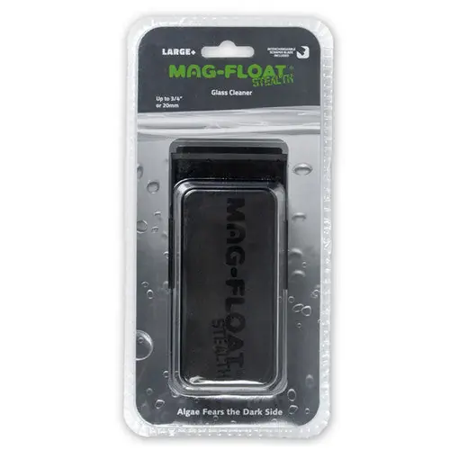 Mag Float STEALTH Glass Aquarium Cleaner - Large+ (3/4" or 20mm)