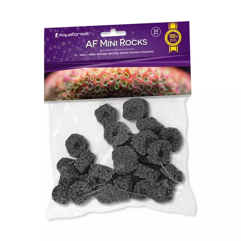 AF Mini Rocks (Black, 24 pcs) - Aquaforest