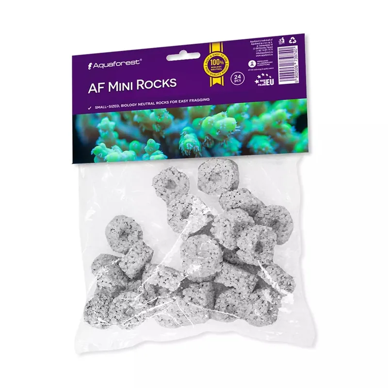 AF Mini Rocks (White, 24 pcs) - Aquaforest