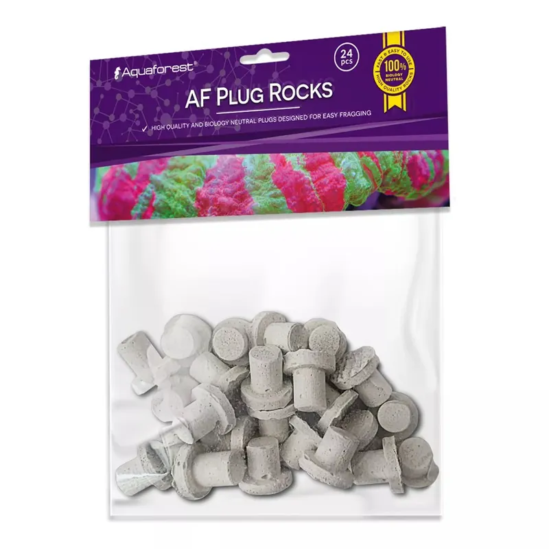 AF Plug Rocks (White, 24 pcs) - Aquaforest