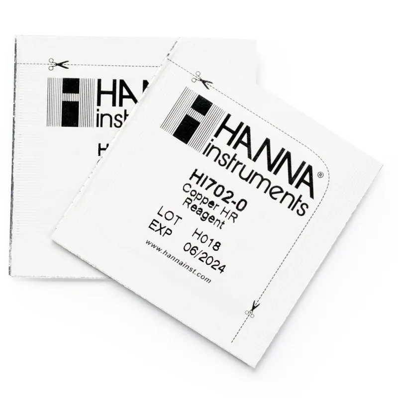 Copper High Range Reagents (25 Pack) - Hanna Instruments