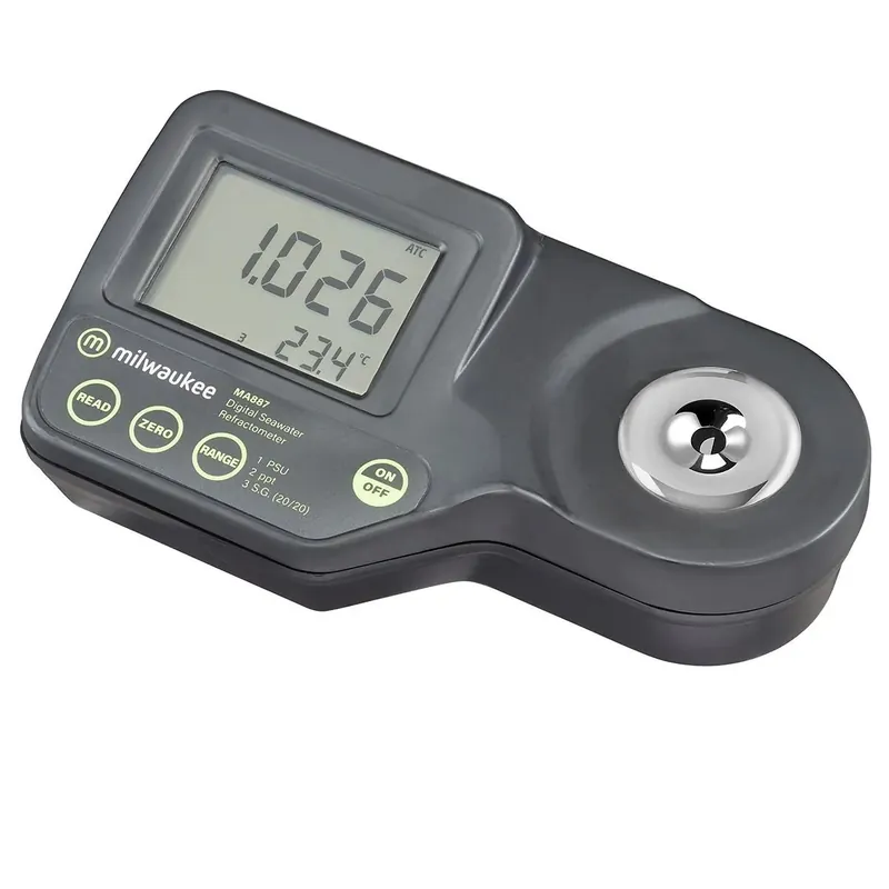 MA887 Digital Seawater Refractometer - Milwaukee Instruments