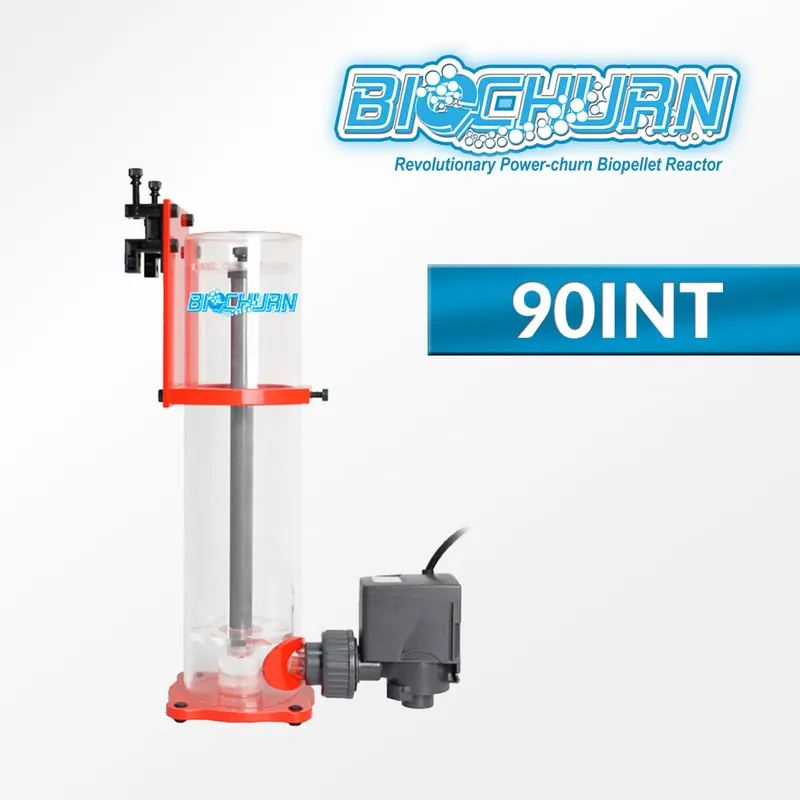 BioChurn 90INT Reactor with HOB Bracket - Reef Octopus
