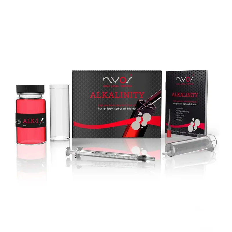 Alkalinity (Carbonate) Test Kit (50 Tests) - Nyos