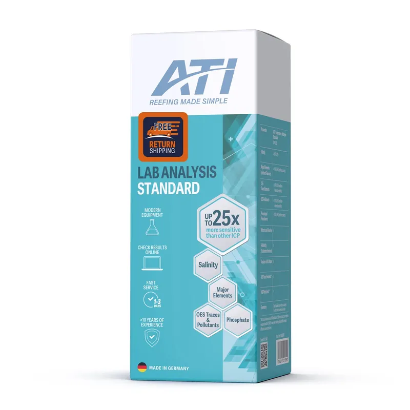 ICP Lab Analysis Standard with return shipping (1,3 & 6 Pack) - ATI