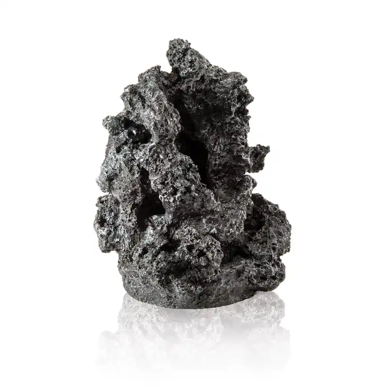 Black Mineral Stone Sculpture - biOrb