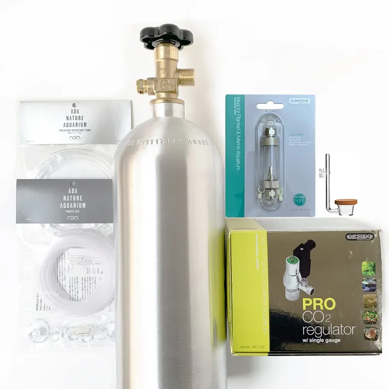 CO2 system kit with Archaea CO2 regulator (PRO) single gauge - Aqua Forest Aquarium