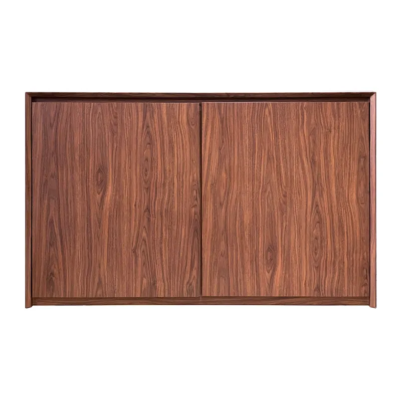 Archaea Mid-Century Modern Wood Cabinet for rimless aquariums with base dimensions: L 120cm x W 50cm