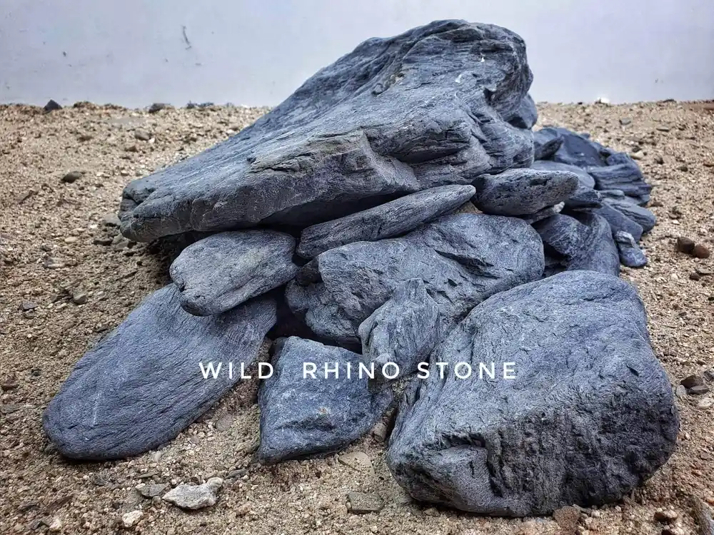 Wild Blue Rhino Stone - Aqua Forest Aquarium