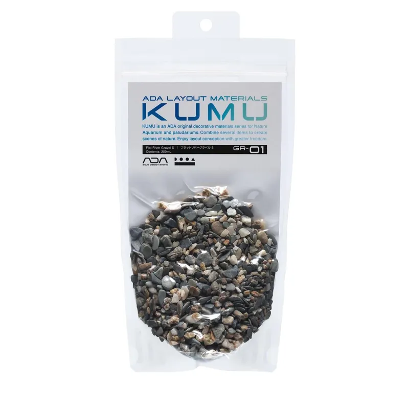 ADA KUMU Series (GR-01) Flat River Gravel S 250ml