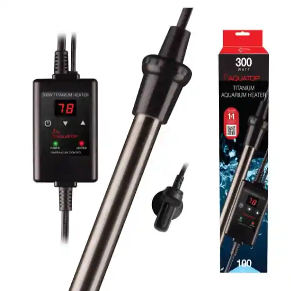Aquatop Titanium Heater 300 Watt (100 gal) - Central