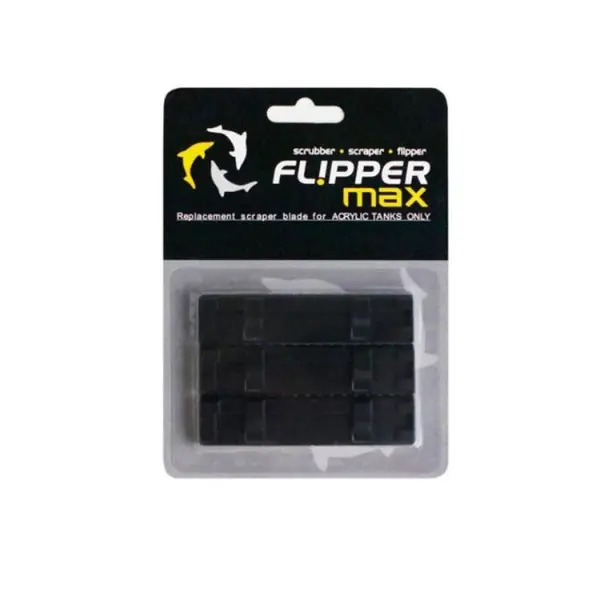 Flipper MAX Replacement Acrylic Scraper Blades - Clear Choice