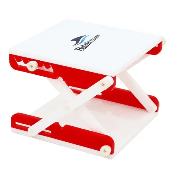 Bubble Magus Adjustable Skimmer Stand (Red) – 5 Height Settings (3.93" to 6.4”), Noise-Reducing Acrylic, Perfect for Optimizing Protein Skimmer Performance in Sumps