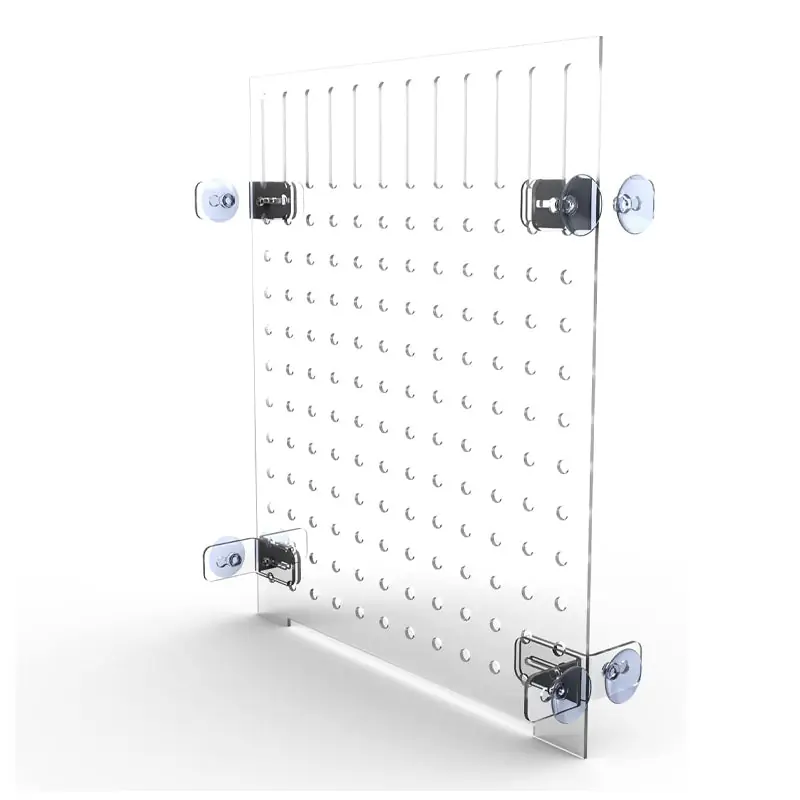 Bubble Magus Acrylic Aquarium Fish Tank Divider Kit with Suction Cups - Clear Adjustable Partition for All Tank Sizes, Prevents Aggression, Easy Installation, and Safe for Fish