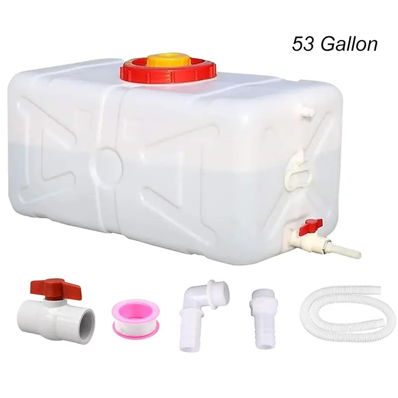 Bubble Magus 53 Gallon Water Storage Container | Heavy-Duty HDPE Material, Faucet Control for Precise Water Dispensing, Portable & Versatile for Large Aquariums & Emergency Storage
