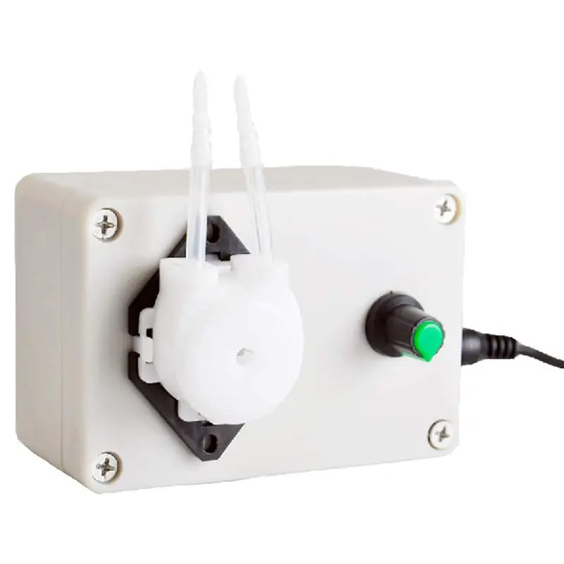 Bubble Magus 12V Adjustable Peristaltic Dosing Pump – DC Liquid Metering Pump with 8-70ml/min Flow Rate for Labs, Aquariums & Water Treatment