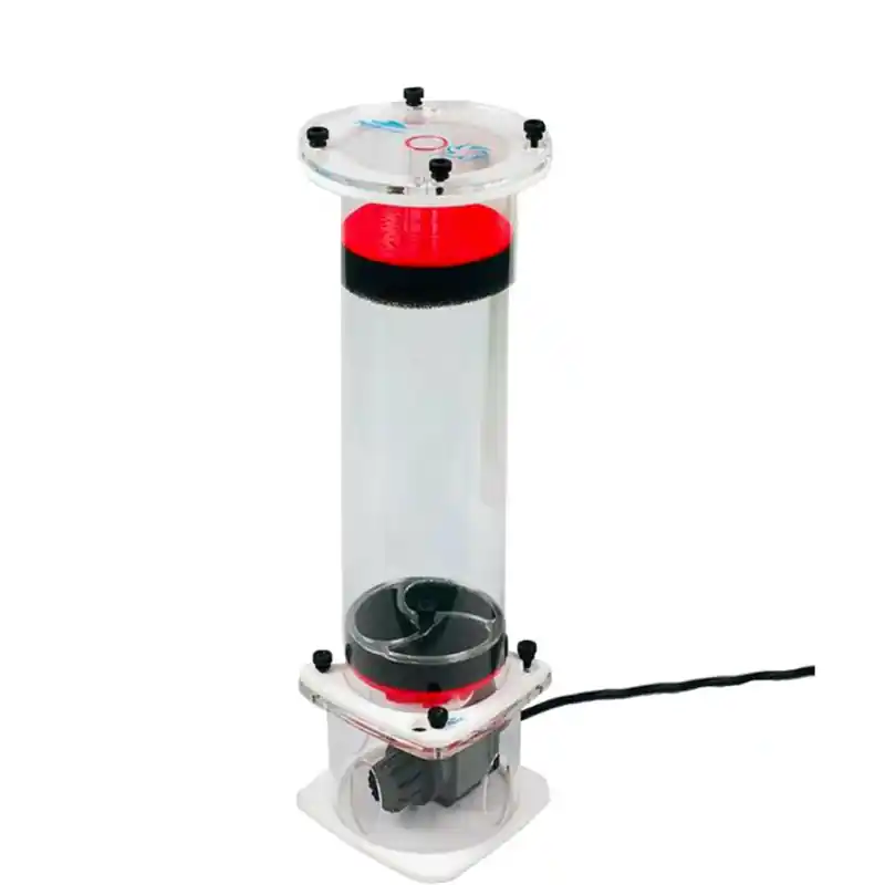Bubble Magus BioPellet andBubble Magus BP100 Biopellet Reactor – Compact Fluidized Media Reactor, 1.5L Capacity, WP600 Pump for 300-600L Tanks, Reverse Flow Design, Easy Maintenance Media Reactor BP100