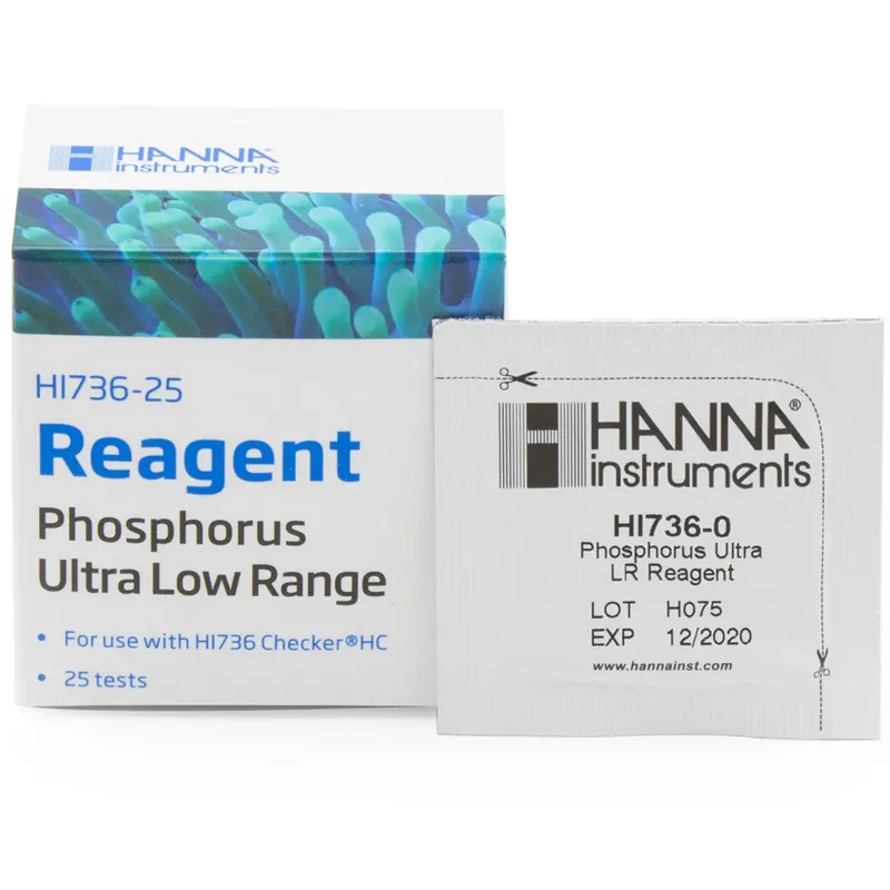 Hanna Instruments 736-25 / HI736-25 – Phosphorus Ultra Low Range Reagent Refill – Checker® HC