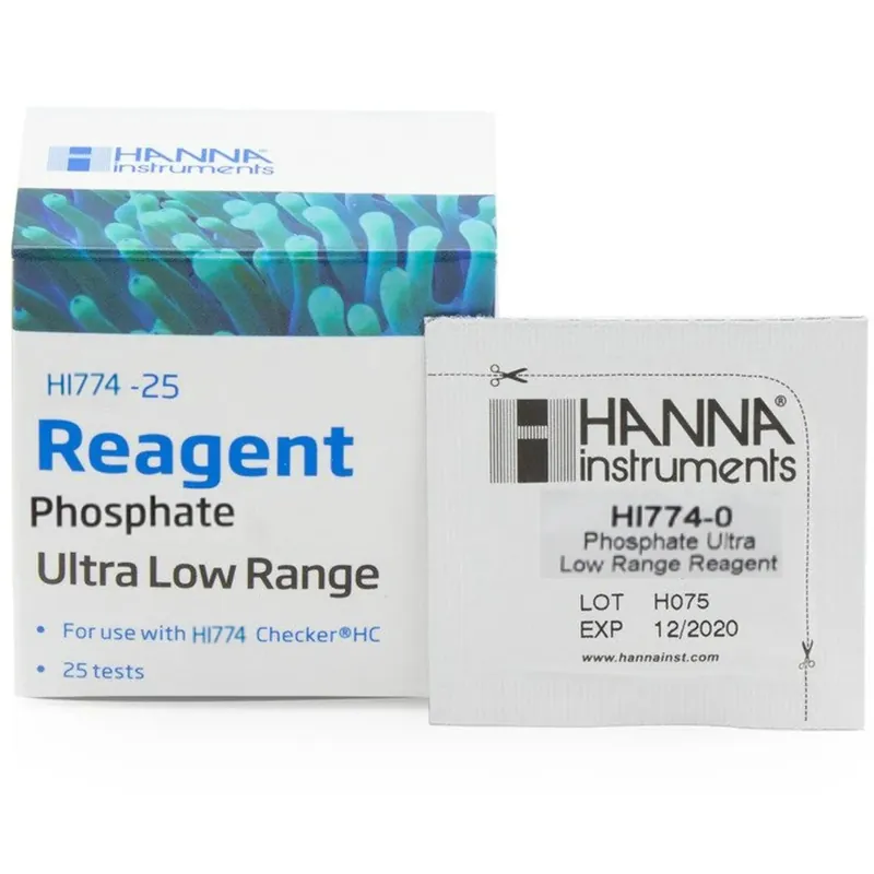 Hanna Instruments 774‑25 – Phosphate Ultra Low Range Reagent Refill – Checker® HC