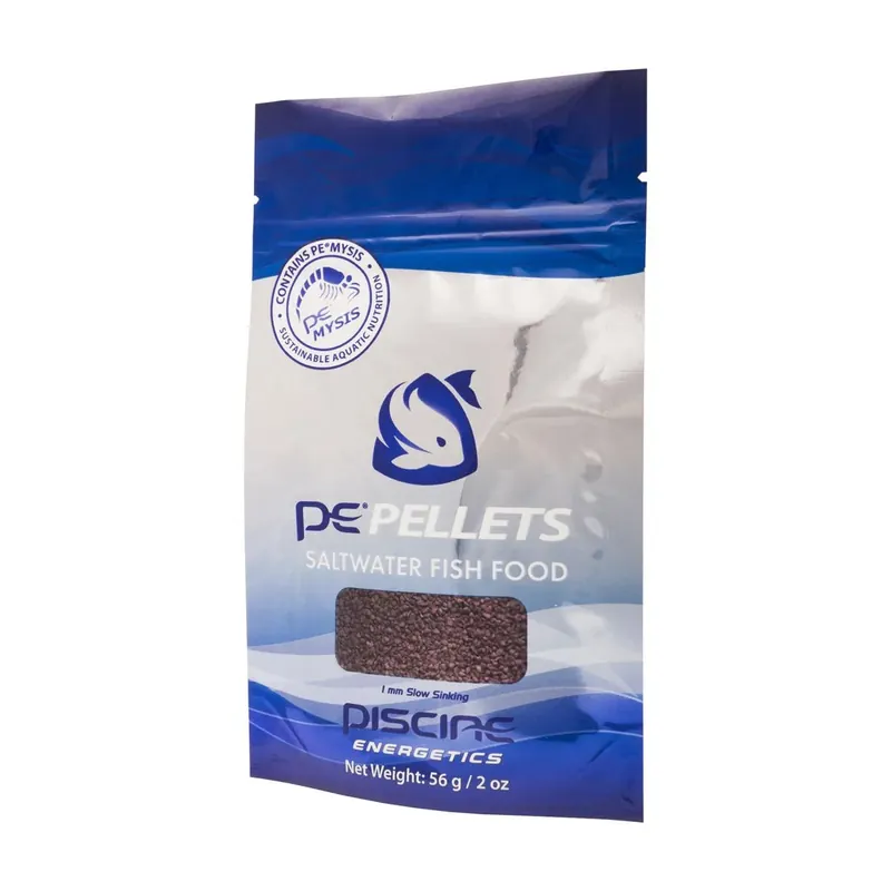 Piscine Energetics – 1 mm Saltwater PE Pellets – 2 oz / 56 g Complete Diet
