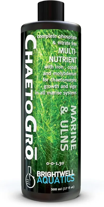 Brightwell Aquatics ChaetoGrō – Chaetomorpha Multi-Nutrient – 500 ml