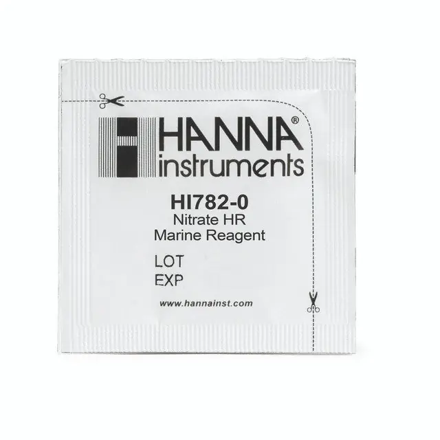 Hanna Instruments HI782-25 / 782-25 | Marine Nitrate High Range Checker Reagents (25 Tests) | Aquarium Testing