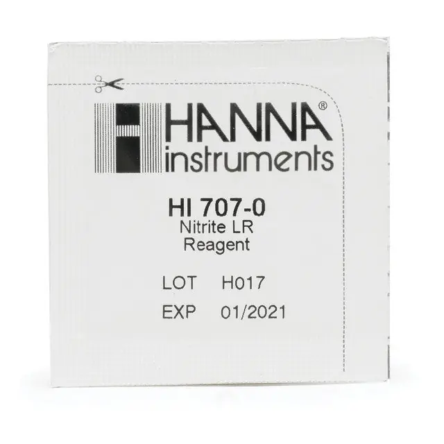 Hanna Instruments HI707-25 / 707-25 | Nitrite Low Range Checker Reagents (25 Tests) | Aquarium Testing