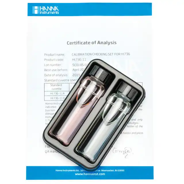 Hanna Instruments HI736-11 / 736-11 | Phosphorus Ultra Low Range Checker HC Calibration Check Set | Aquarium Testing
