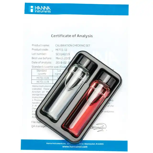 Hanna Instruments HI780-11 / 780-11 | Marine pH Checker HC Calibration Check Set | Saltwater