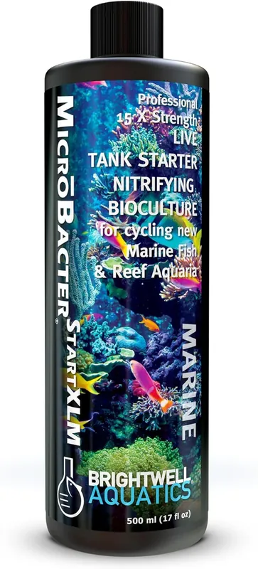Brightwell Aquatics MicroBacter Start XLM – 15× Live Nitrifying Bioculture – 500 ml