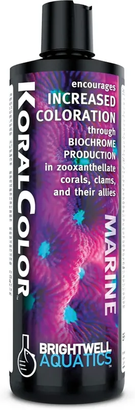 Brightwell Aquatics KoralColor – Increased Coloration Biochrome Booster – 500 mL