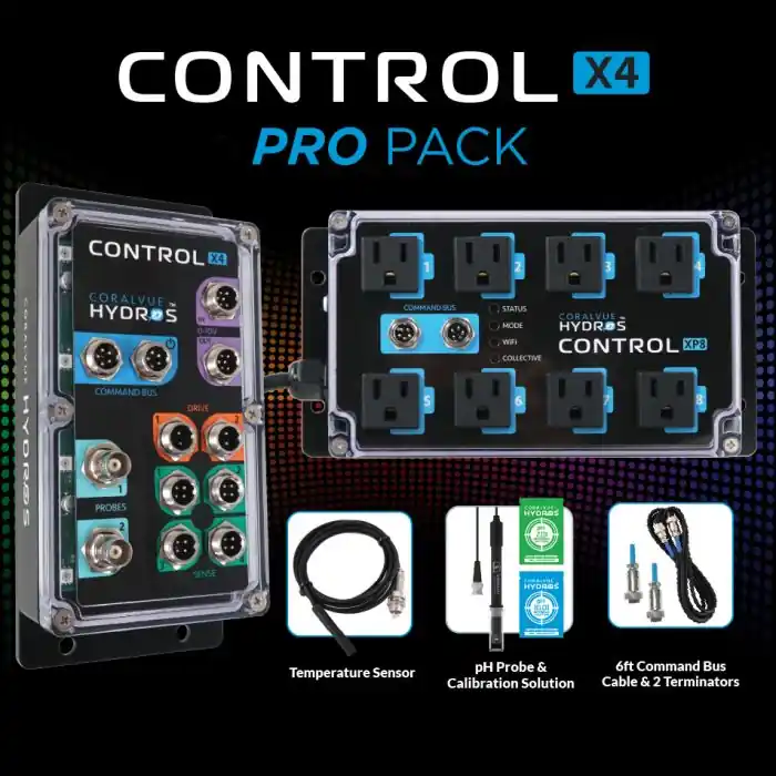 HYDROS Control X4 / XP8 PRO Pack – Full Smart Aquarium Controller Set