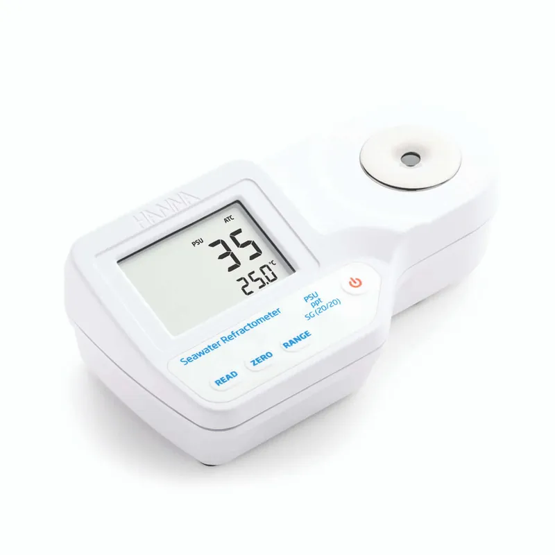 Hanna Instruments 96822 / HI96822 | Digital Refractometer for Seawater Analysis | Marine & Reef Aquarium Salinity Tester – Free Shipping