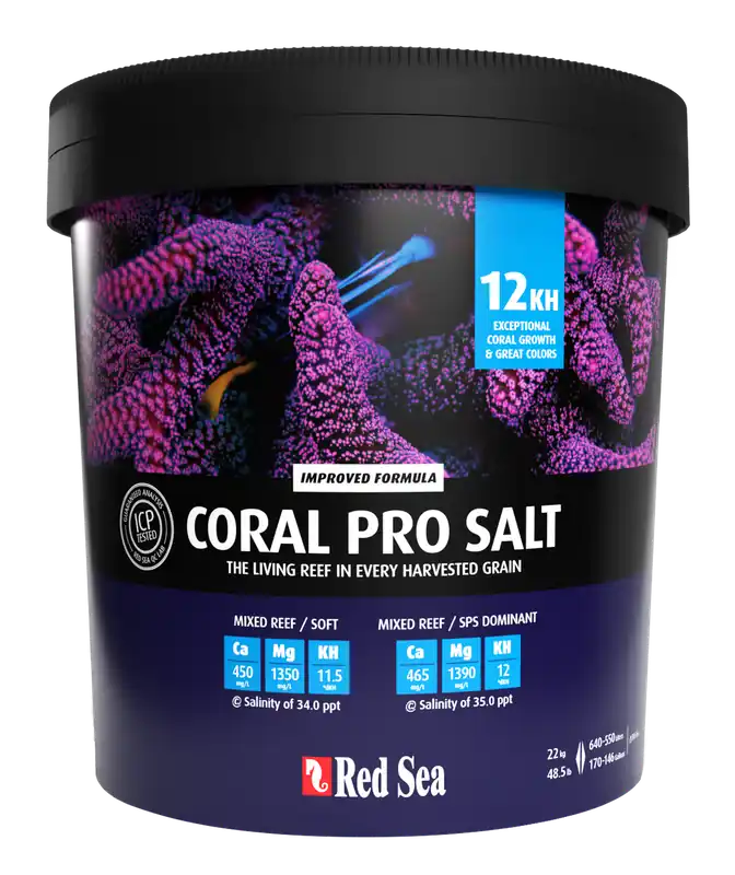 Red Sea Coral Pro Sea Salt Mix Large Bucket 175 Gallons (44lb)