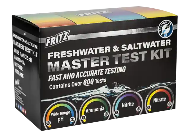 Fritz Master Test Kit | All-in-One Liquid Test Kit for Freshwater & Saltwater Aquariums