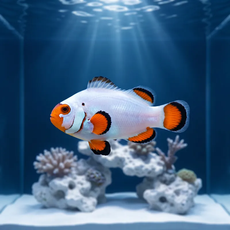 Wyoming White Clownfish (Amphiprion ocellaris) - Squeaky's Aquatics