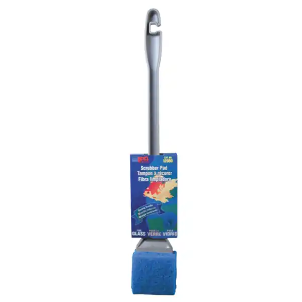 Lee's Super Algae Scrubber with Handle | Long-Reach Algae Pad for Glass Aquariums