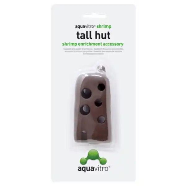Aquavitro Shrimp Tall Hut | Tall Ceramic Shrimp Shelter, Molting & Breeding Hide - Squeaky's Aquatics
