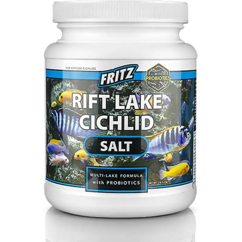 Fritz Rift Lake Cichlid Probiotic Salt | Trace Minerals & GH Booster for African Cichlids