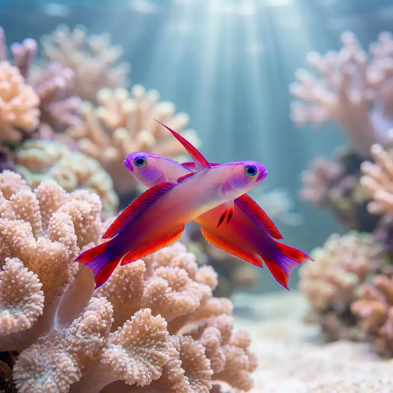 Purple Firefish Goby (Nemateleotris decora) - Squeaky's Aquatics