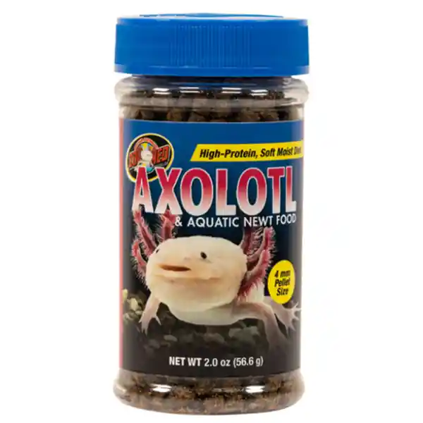 ZooMed Axolotl & Aquatic Newt Food | High-Protein Sinking Pellets