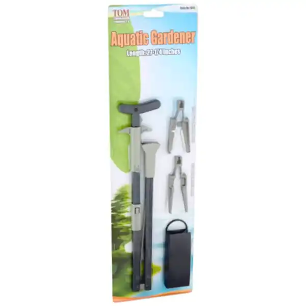 TOM Aquatic Gardener | 2-in-1 Planted Tank Grabber & Trimmer Tool