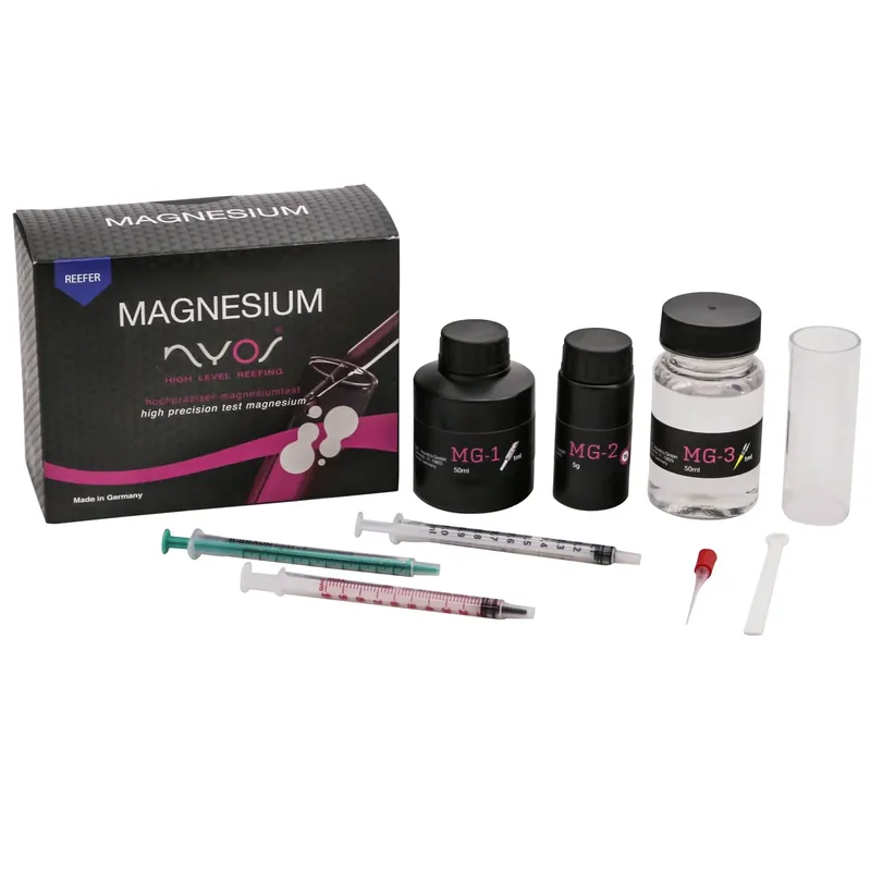 Nyos Magnesium Reefer Test Kit | High-Precision Mg Titration for Saltwater Reef Aquariums
