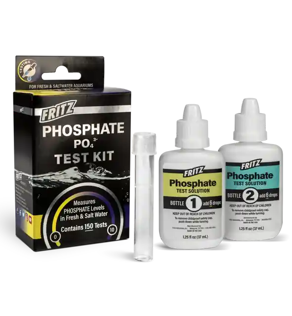 Fritz Phosphate Test Kit | PO4 Water Test for Freshwater & Saltwater Aquariums