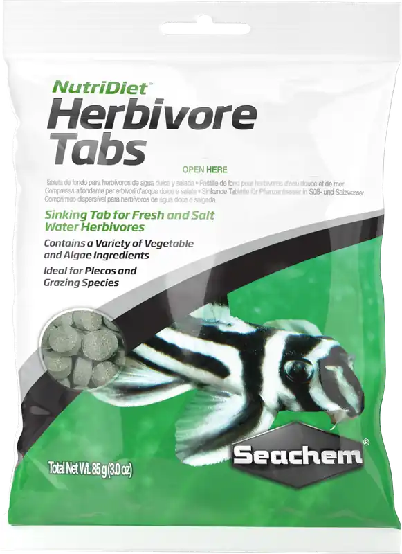 Seachem NutriDiet Herbivore Tabs 85g