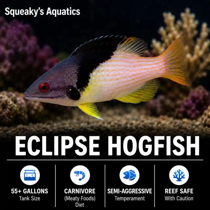 Eclipse Hogfish (Bodianus mesothorax) - Squeaky's Aquatics