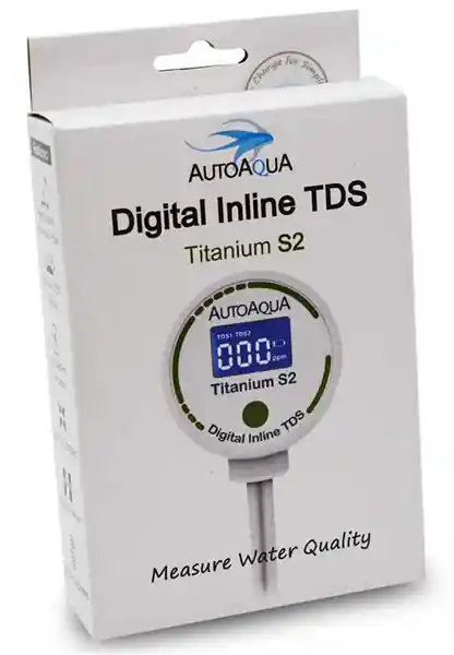 AutoAqua Inline TDS Meter - Titanium S2